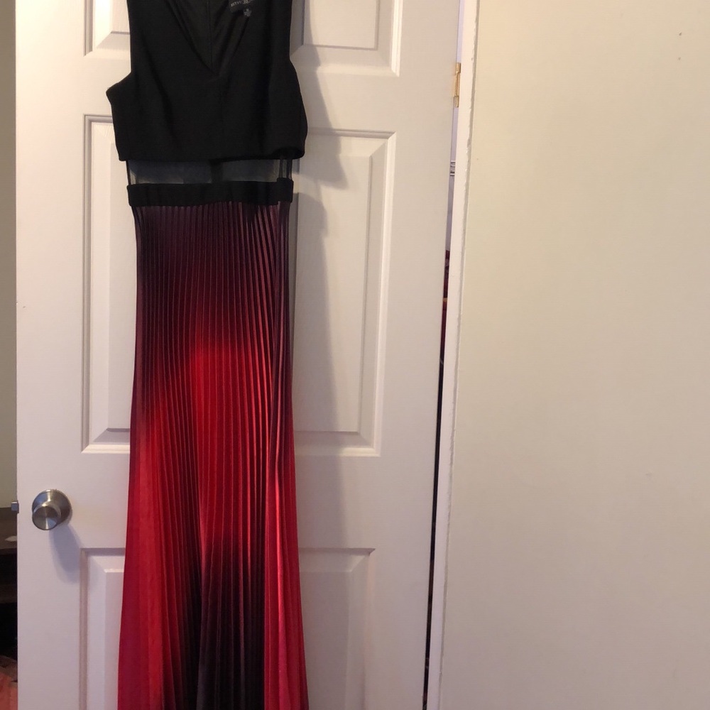 Black & red ombré dress